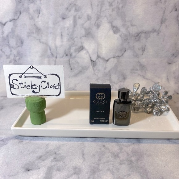 Gucci Other - Gucci Guilty Pour Homme Parfum, Amber, Woody, NEW - Mini 0.16 oz. 5 ml.